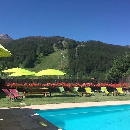 Hôtel Plein Sud et piscine *** Serre Chevalier Exterior foto